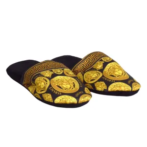 VERSACE- NWT Medusa Bath Slippers, Size XL