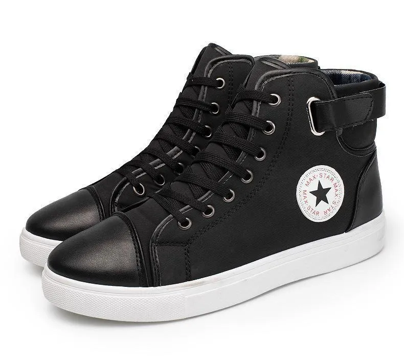 Vogue Lace-Up Ankle High Canvas
