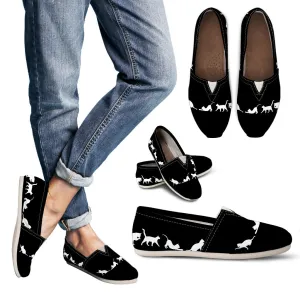 White Cat Women's Casual Canvas Shoes