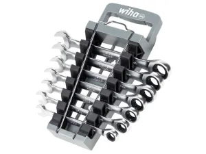 Wiha Ring Ratchet Spanner Set, 8 Piece