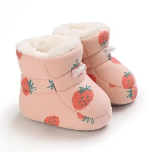 Winter Baby Boots - Strawberry