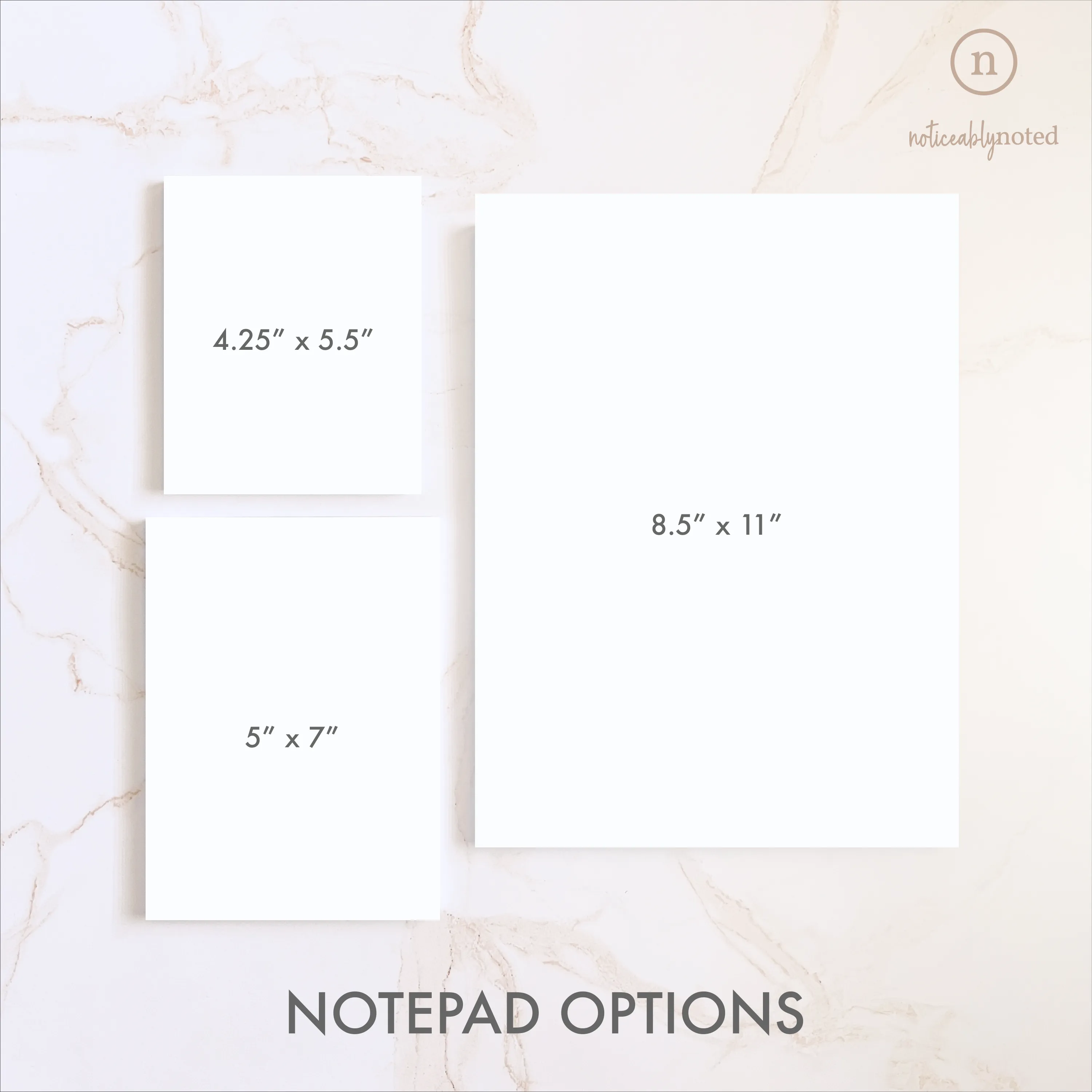 Winter Bird Personalized Notepad