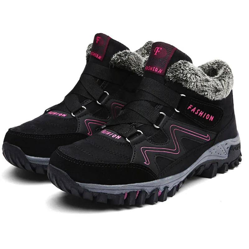 Winter Extra Warm Sport Style Snowfield Non-Slip Running Women Shoes