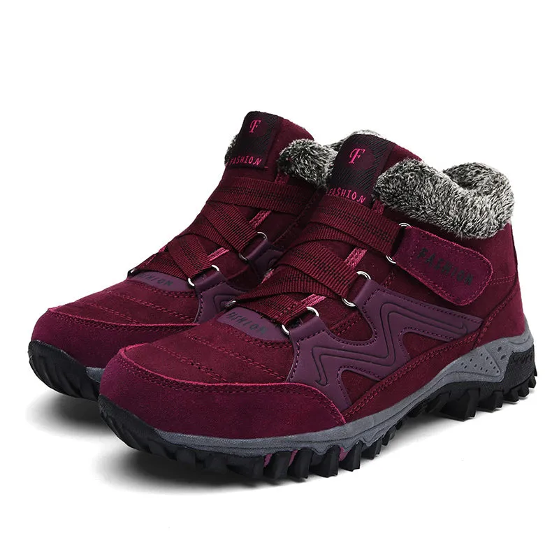 Winter Extra Warm Sport Style Snowfield Non-Slip Running Women Shoes