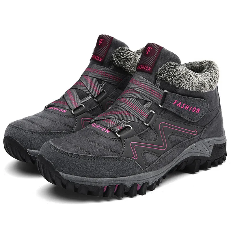 Winter Extra Warm Sport Style Snowfield Non-Slip Running Women Shoes