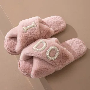 Winter Fluffy Slippers Women -I do- Fur Slippers