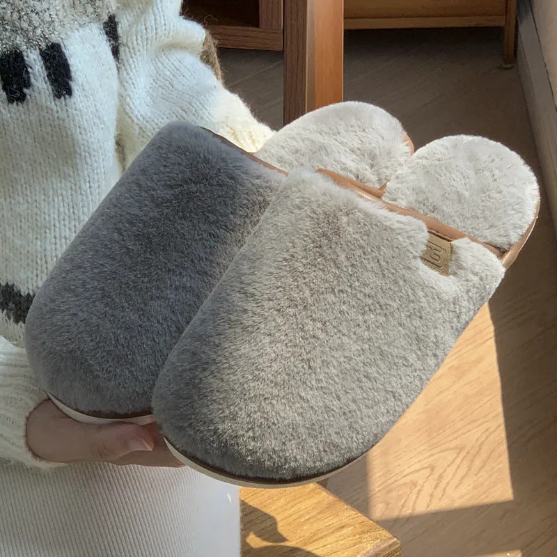 Winter Plush Non-Slip Slippers for Men & Women