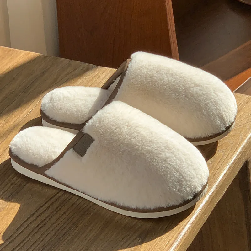 Winter Plush Non-Slip Slippers for Men & Women