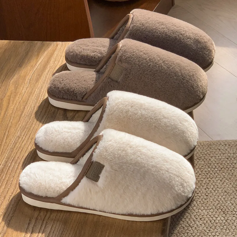 Winter Plush Non-Slip Slippers for Men & Women