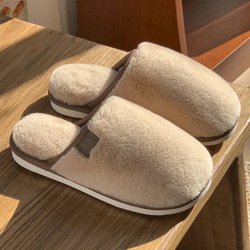 Winter Plush Non-Slip Slippers for Men & Women