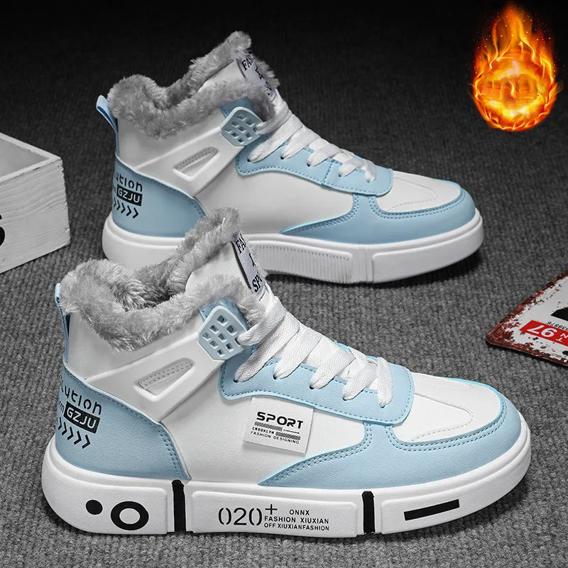 Winter Slippers Warm Men Shoes Waterproof Non-Slip Plush Sneakers Male shoes Boots Men Sneakers Winter