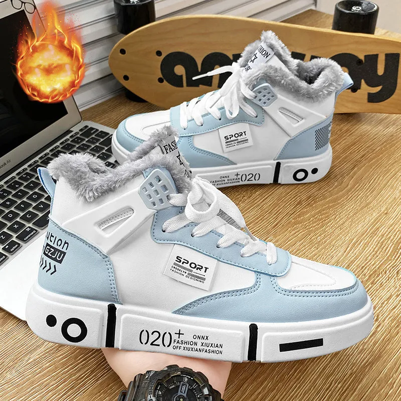 Winter Slippers Warm Men Shoes Waterproof Non-Slip Plush Sneakers Male shoes Boots Men Sneakers Winter