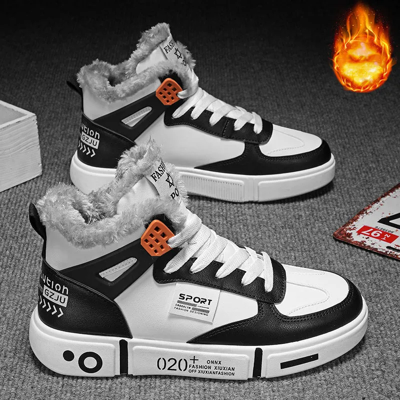 Winter Slippers Warm Men Shoes Waterproof Non-Slip Plush Sneakers Male shoes Boots Men Sneakers Winter