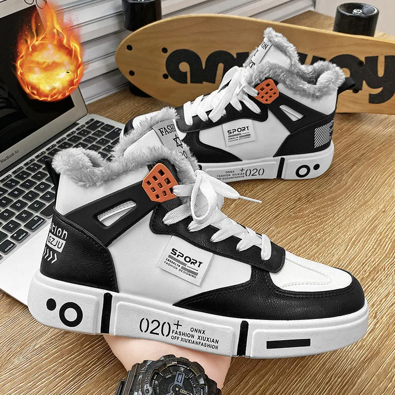 Winter Slippers Warm Men Shoes Waterproof Non-Slip Plush Sneakers Male shoes Boots Men Sneakers Winter