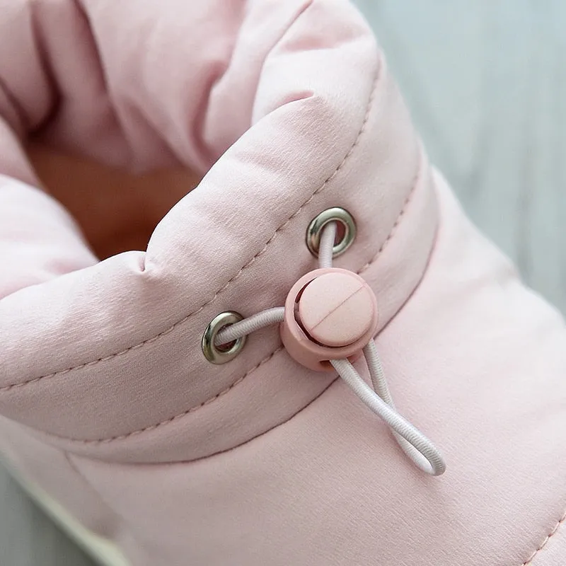 Winter Women Boots Waterproof Warm Plush Ankle Female Snow Boots