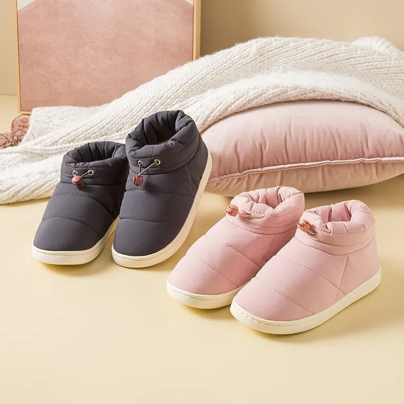 Winter Women Boots Waterproof Warm Plush Ankle Female Snow Boots