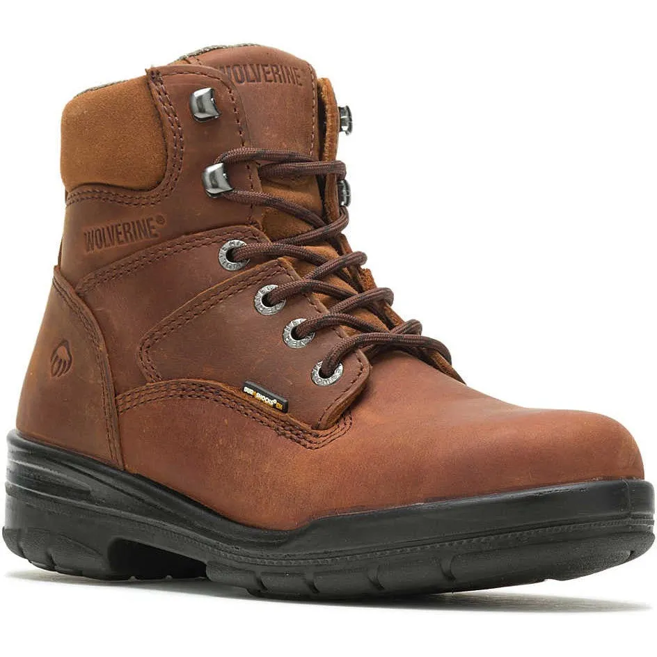 Wolverine Men's Durashocks 6" Soft Toe Work Boot -Brown- W02038