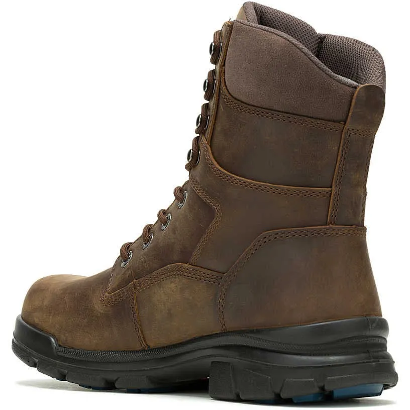 Wolverine Men's Durashocks SR Icon 8" Soft Toe WP Work Boot -Brown- W240029