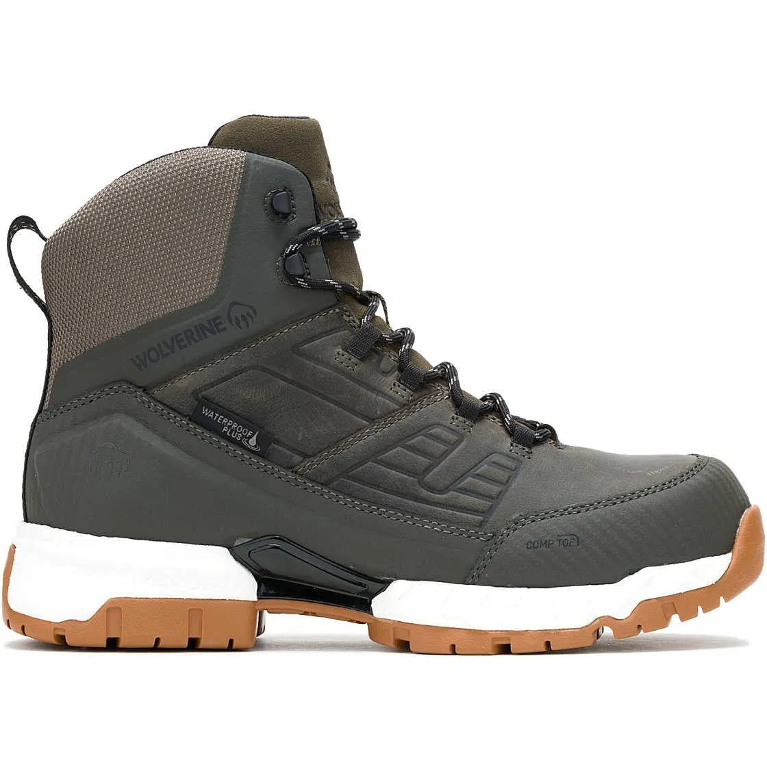 Wolverine Men's Surge Lx 6" Safety Toe WP Carbonmax Work Boot -Cord- W241189
