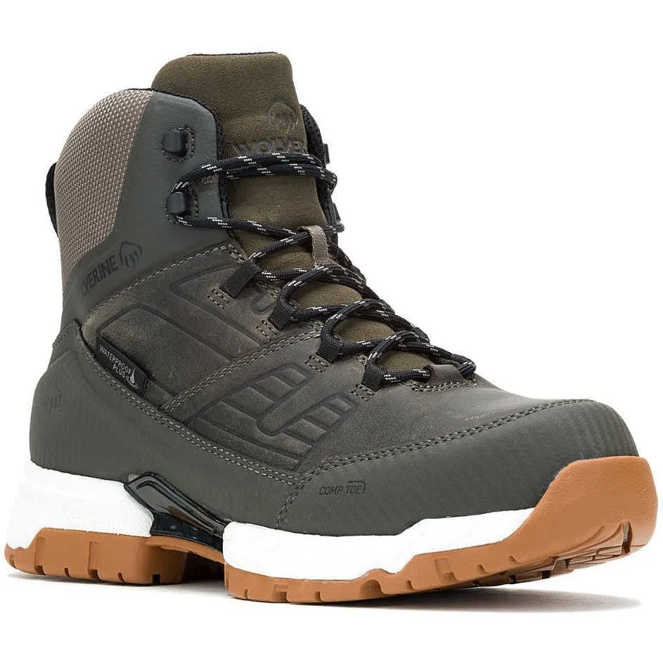 Wolverine Men's Surge Lx 6" Safety Toe WP Carbonmax Work Boot -Cord- W241189