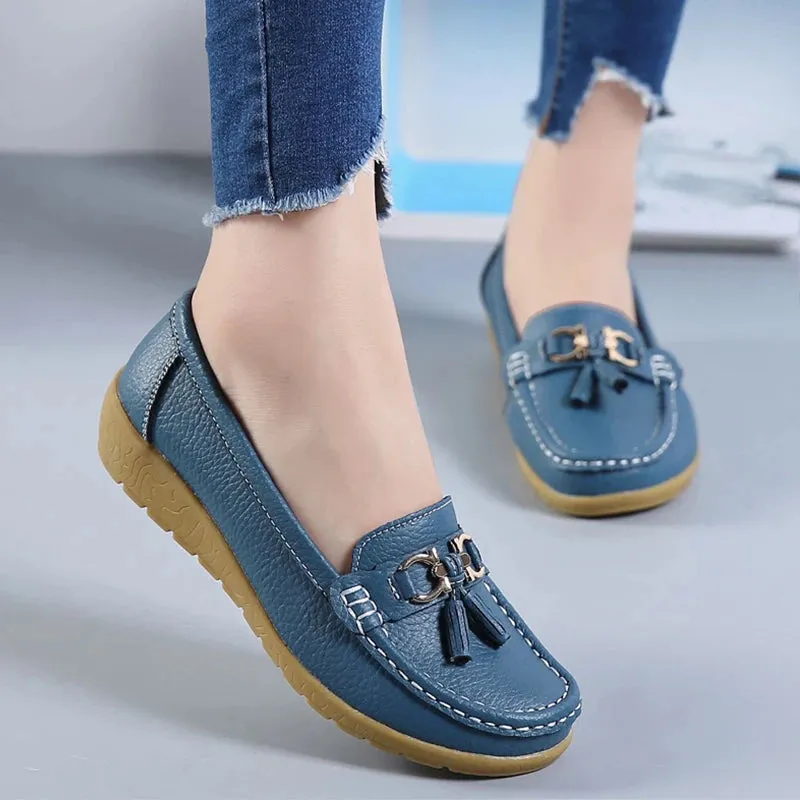 Women Slip On Ballet Flats Casual Loafers