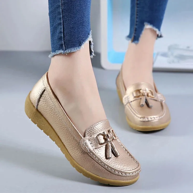 Women Slip On Ballet Flats Casual Loafers