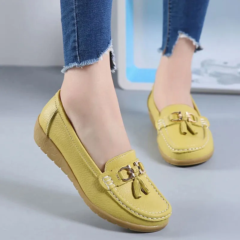 Women Slip On Ballet Flats Casual Loafers