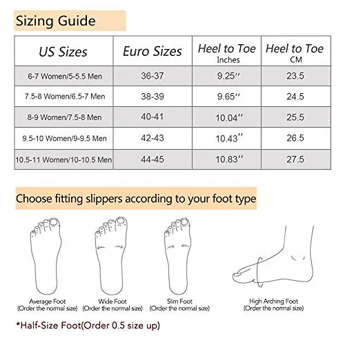 Women's & Men's Comfort Memory Foam Slippers（Brown）