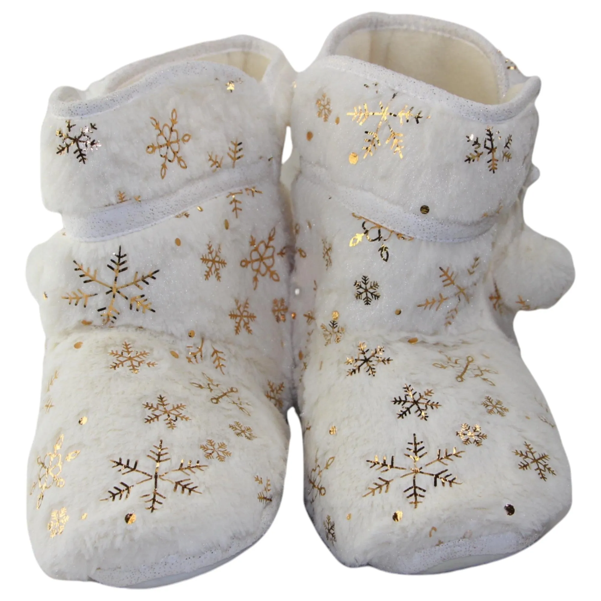 Womens Bellissimo Snow Boots White Slippers Winter Shoes