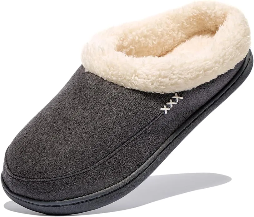 Women's Cozy Memory Foam Suede Slippers