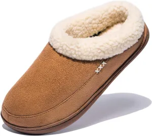 Women's Cozy Memory Foam Suede Slippers