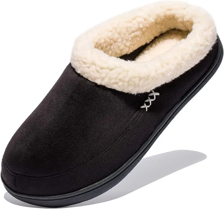 Women's Cozy Memory Foam Suede Slippers