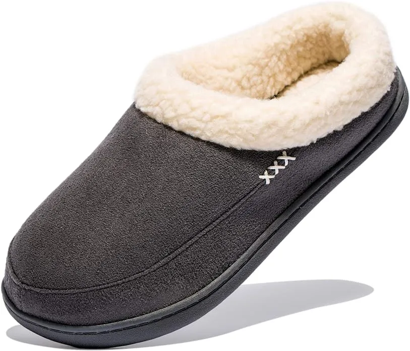 Women's Cozy Memory Foam Suede Slippers