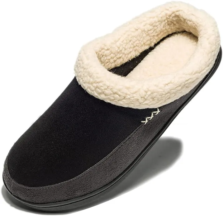 Women's Cozy Memory Foam Suede Slippers
