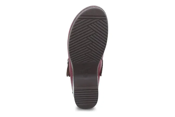 Women's DANSKO | Berry Milled Burnished Slip On Shoe | Ruby