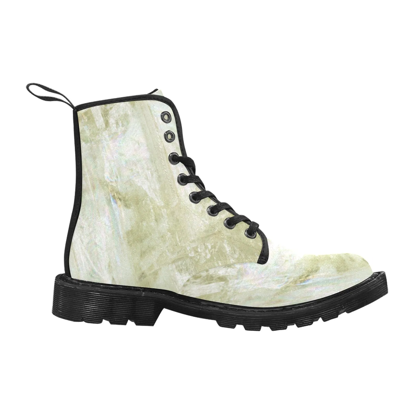 Women's Lace Up Boots - Hiddenite (Green Kunzite)
