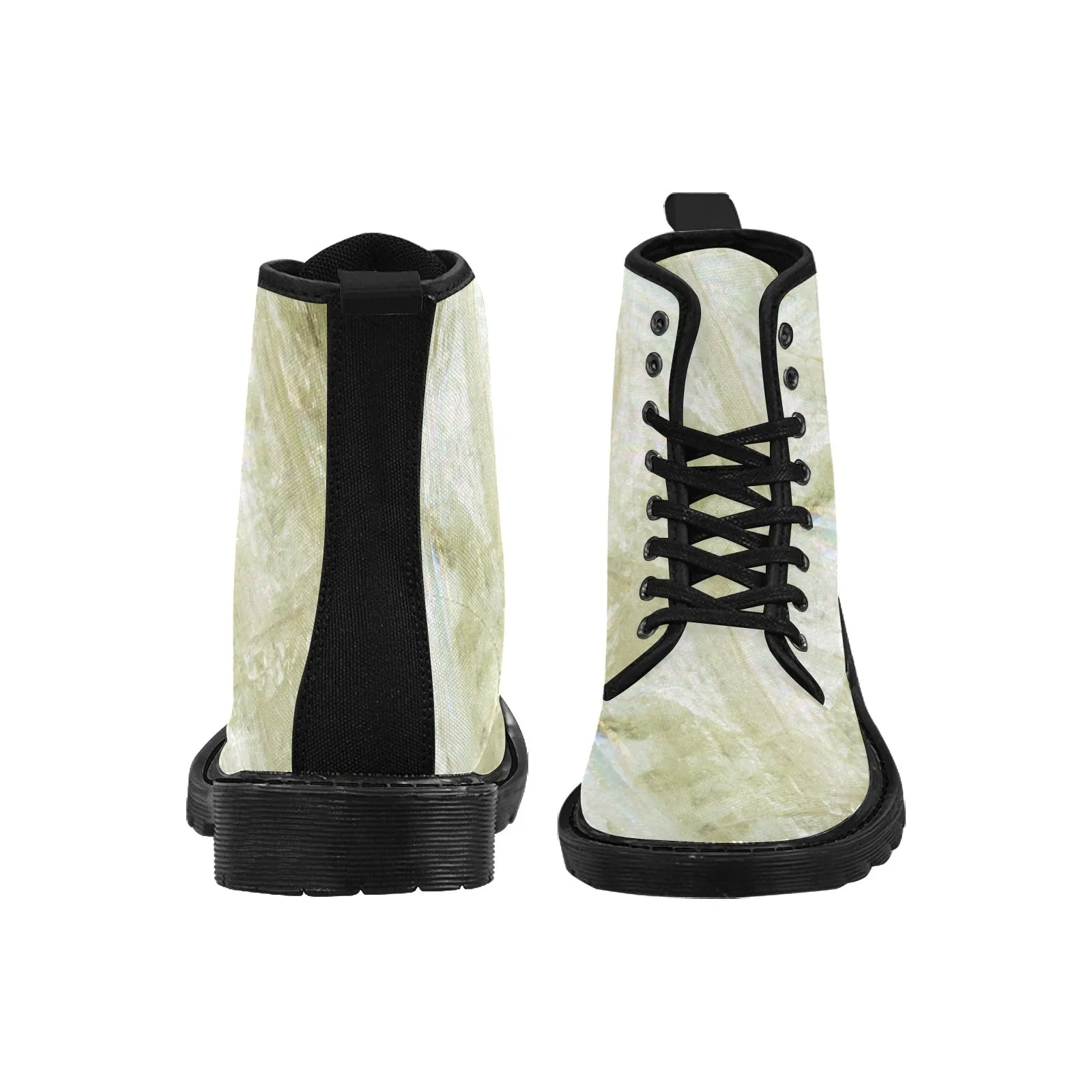 Women's Lace Up Boots - Hiddenite (Green Kunzite)