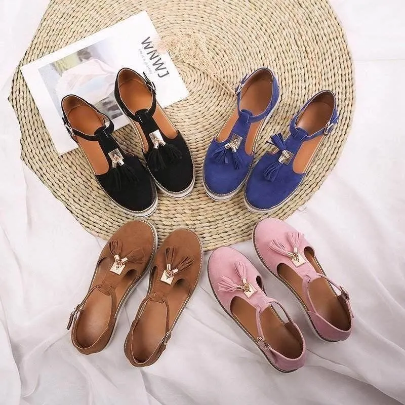 Women's Orthopedic Casual Platform Flat Comfort Shoes Breathable Leather Walking Shoes High Damping Soles