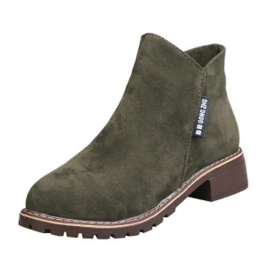 Women's Short Boots Ladies Fashion Ankle Short Boots