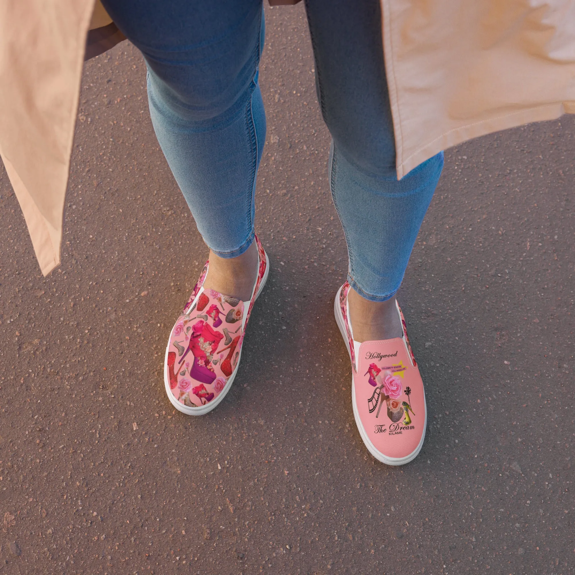 Women’s slip-on canvas shoes 'Celebrity Status'