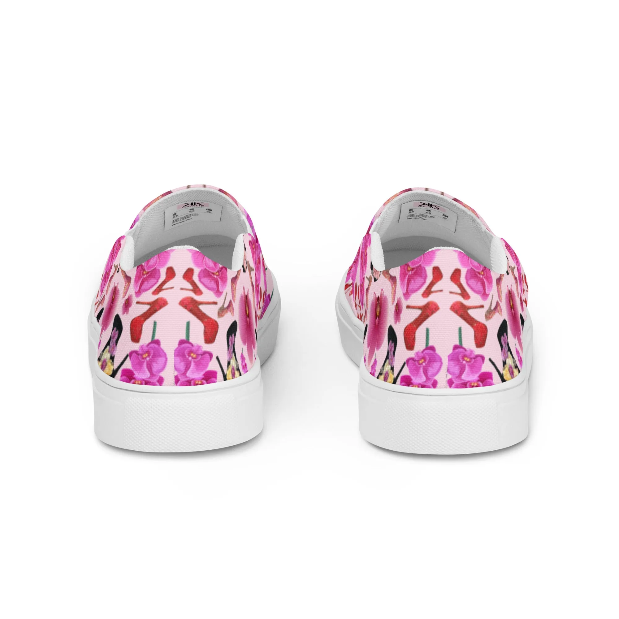 Women’s slip-on canvas shoes 'Secret garden'