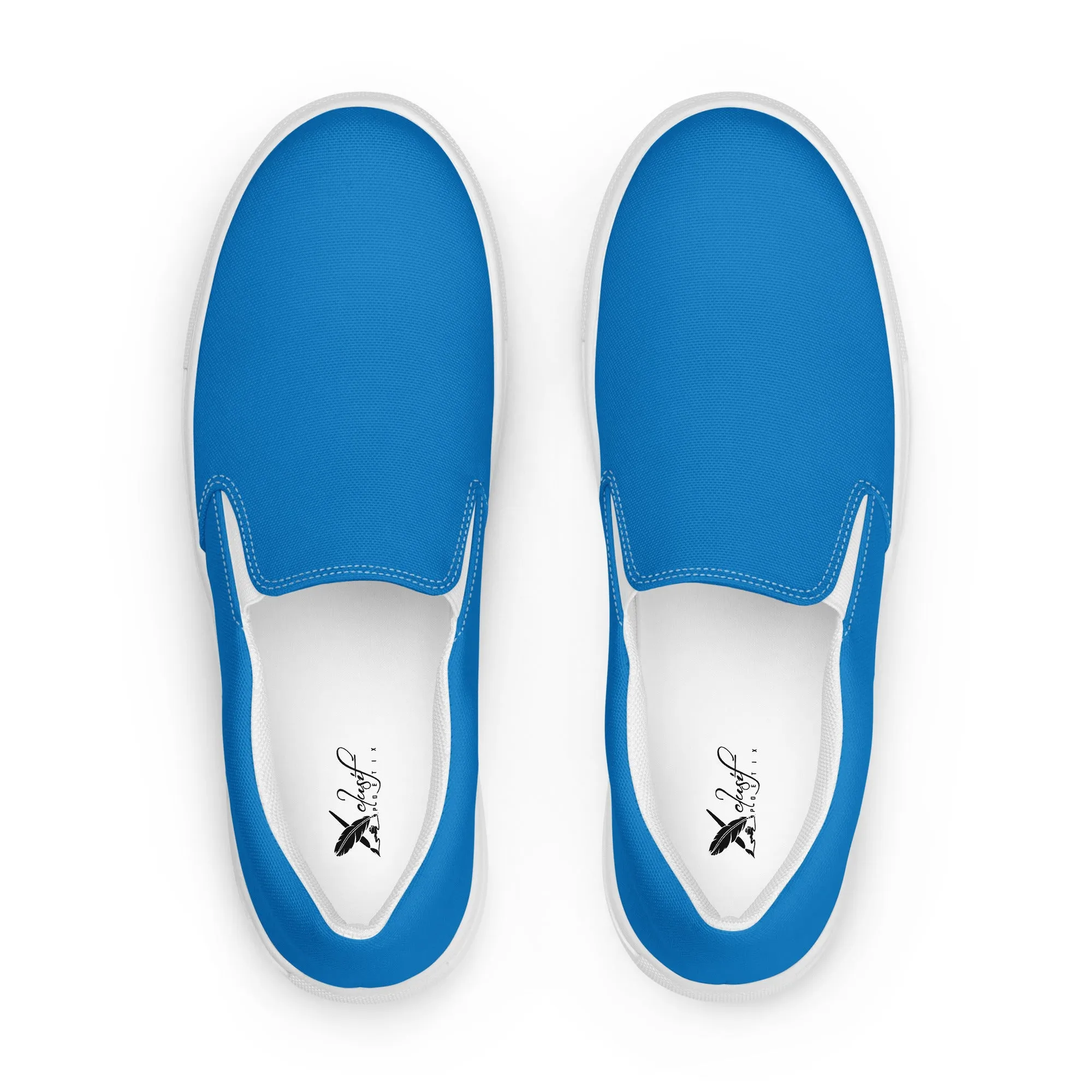XCLUSIF POETIX BLUE Men’s slip-on shoes