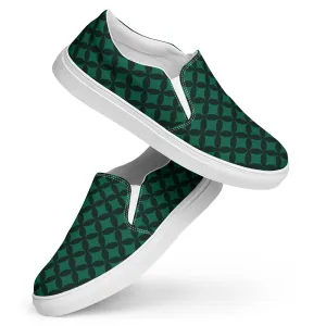 XCLUSIF POETIX LUXURY GREEN Men’s slip-on shoes