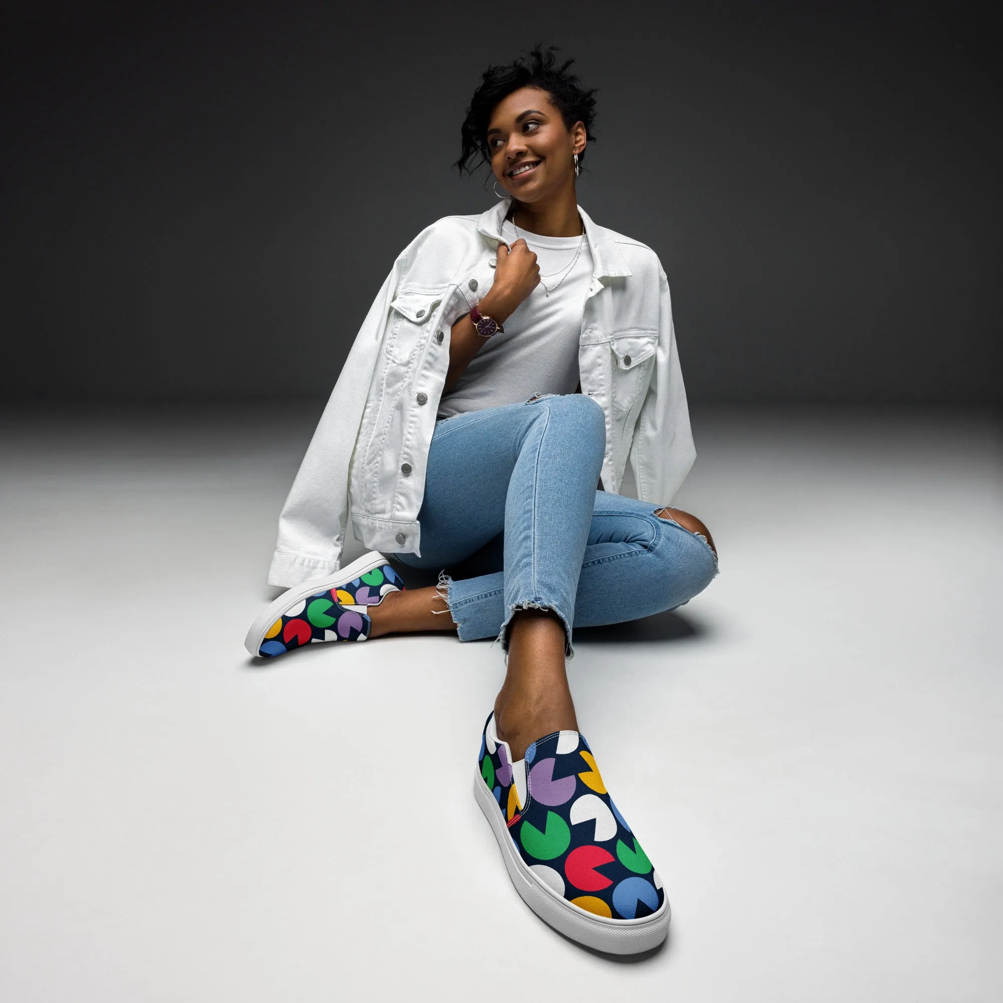 XCLUSIF POETIX VIBRANT Women’s slip-on canvas shoes