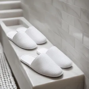 Zurich Classic Waffle Slippers with Closed Toe